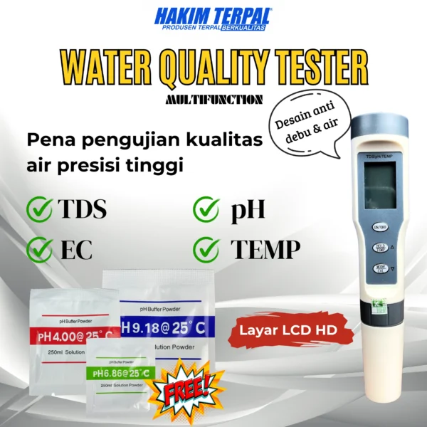 PH METER / TDS / TEMPERATUR 3 IN 1 WATERPROOF EZ 9901 - Gambar 3